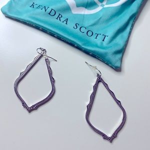Kendra Scott Sophee Drop Earrings In Silver